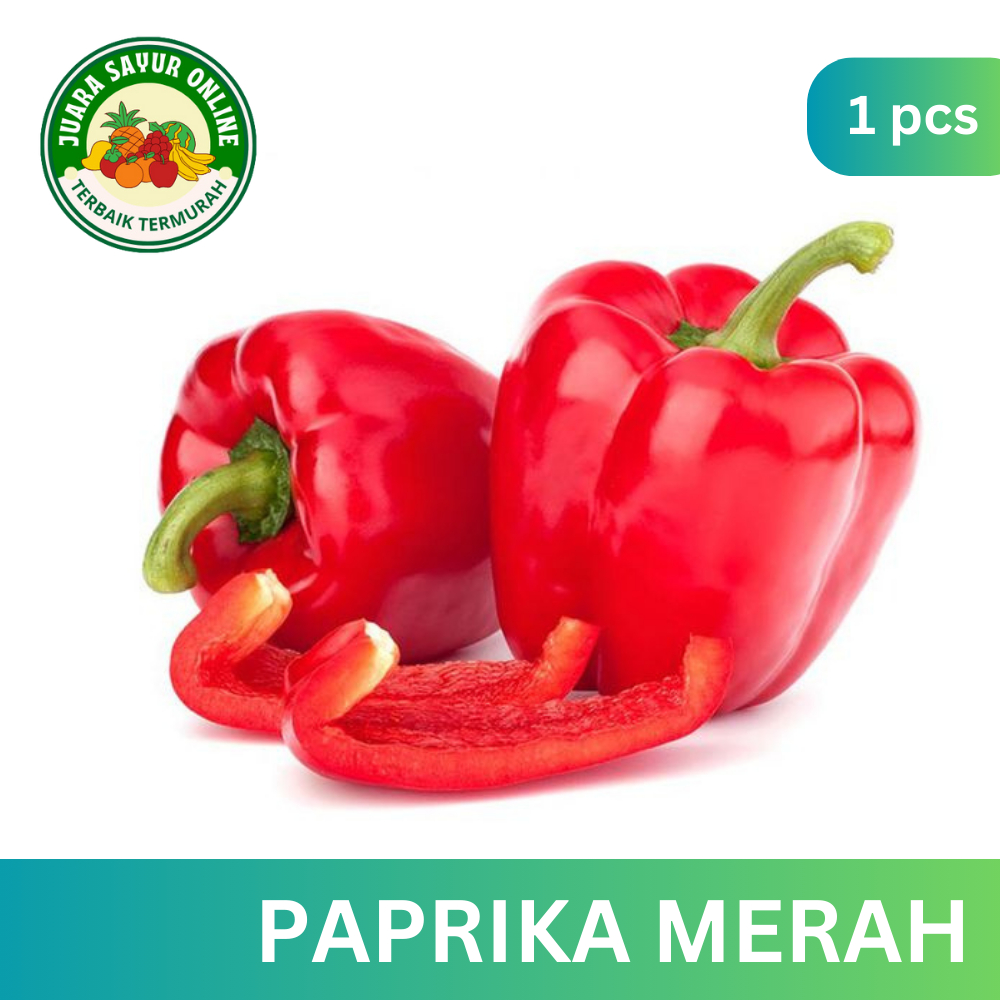 

(FRESH) Paprika Merah Segar 1 buah