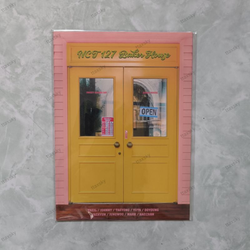 frame photo card baker house nct 127 mark