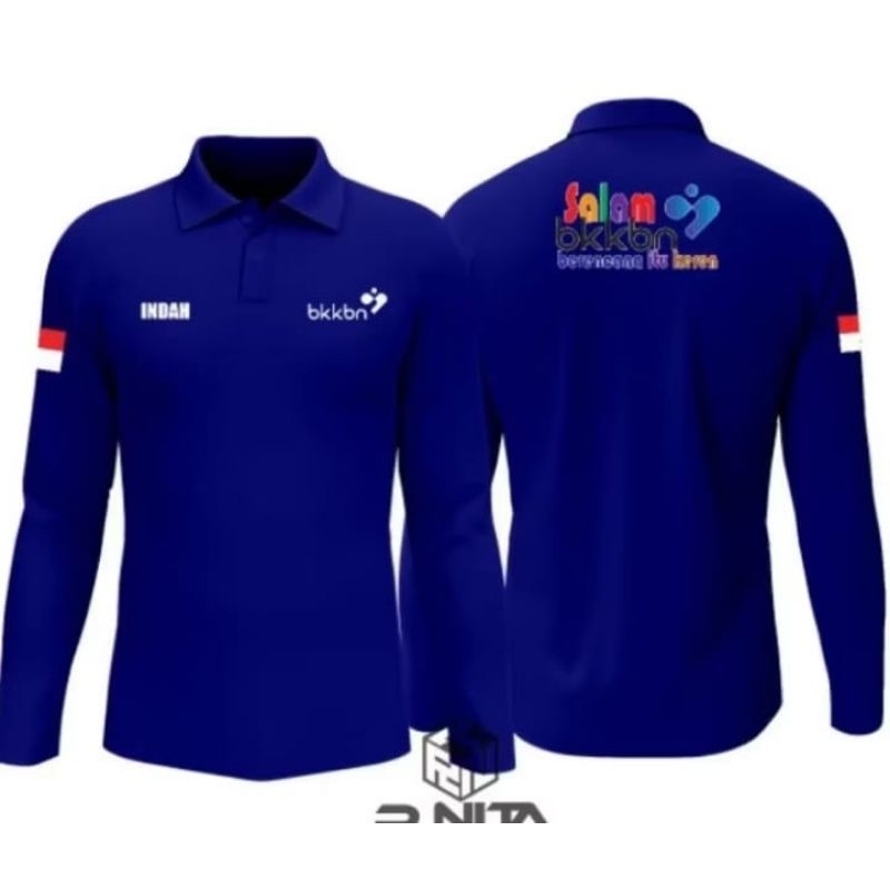 KAOS KERAH MODEL POLO- BKKBN-TANGAN PANJANG DAN PENDEK