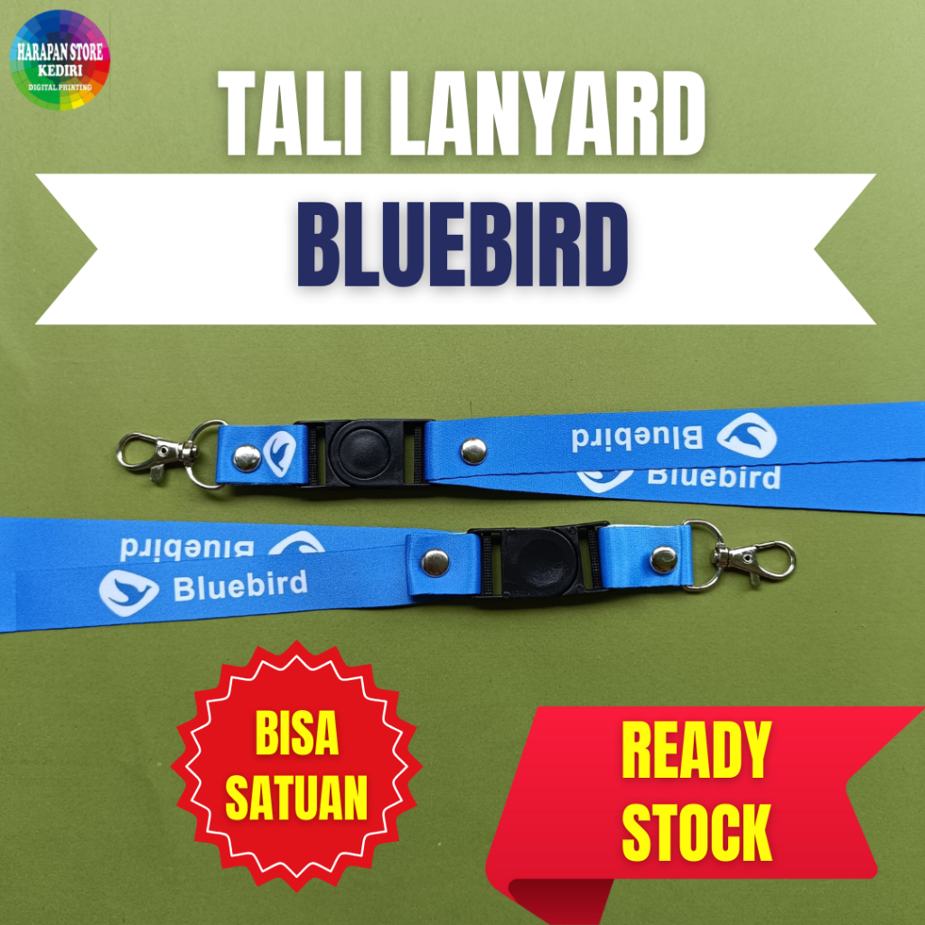 

[READY STOCK] TALI LANYARD ID CARD BLUEBIRD -BISA SATUAN