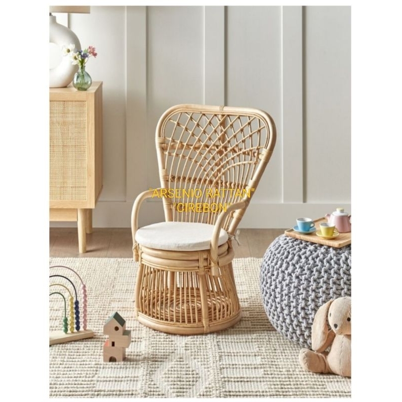 Kursi Raja Bahan Rotan Alam Kwalitas Export