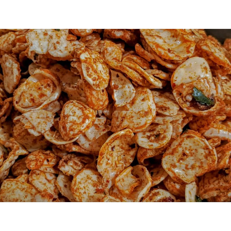 

Kerupuk Seblak Bumbu Kacang 250 gram Toples