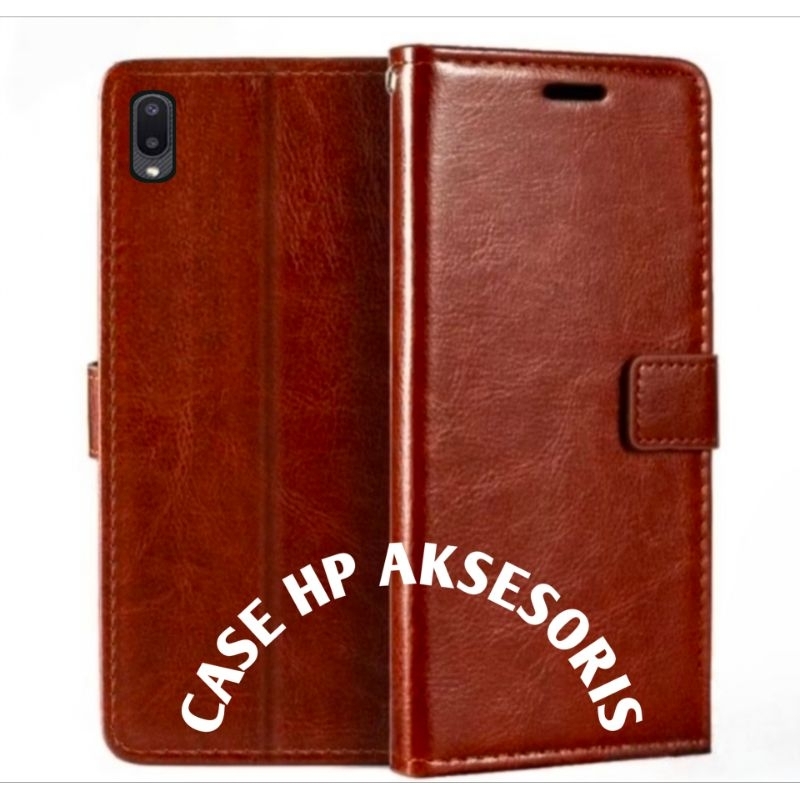 CASE SAMSUNG A02 M02 FLIP COVER WALLET SARUNG HP CASING DOMPET LEATHER CASE HP/CASING HP