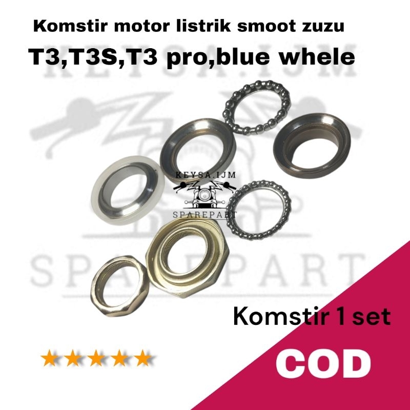 Komstir Motor Listrik Smoot Zazu T3,T3S,T3 Pro Blue Whel