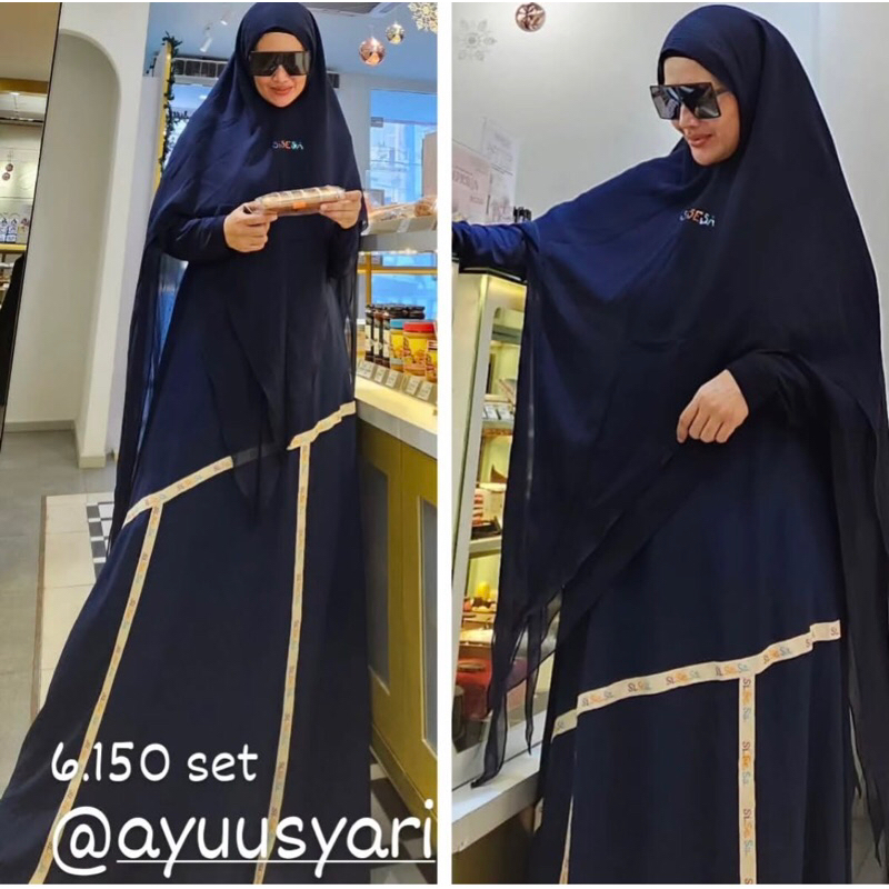 [SALE] SET GAMIS & KHIMAR KD 44 LIST SISESA