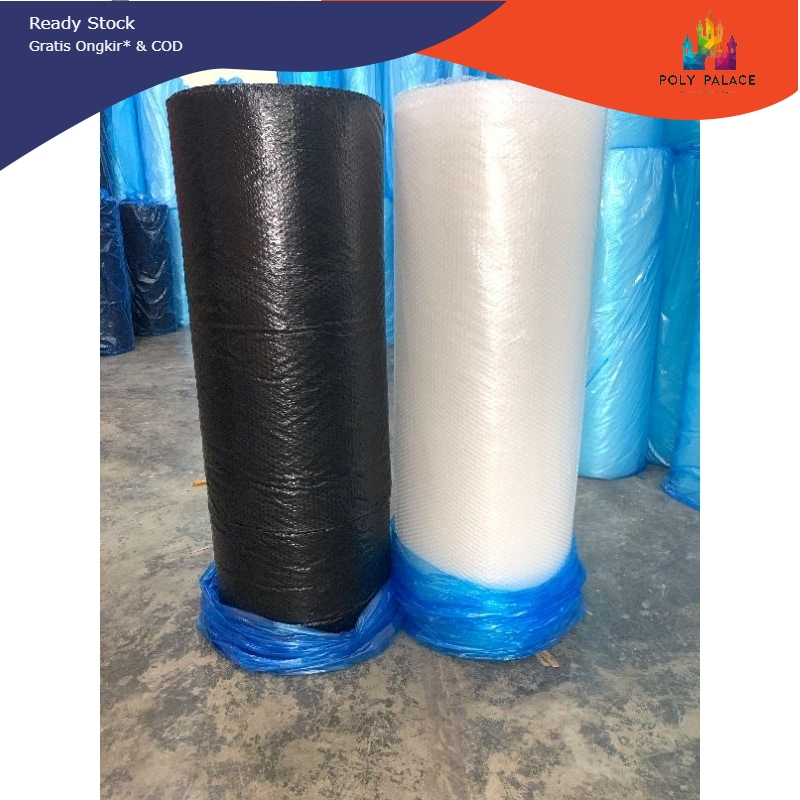 

PP - Plastik Bubble Wrap Premium Hitam / Bening 50 Meter