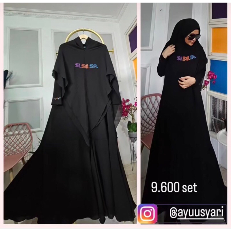 [SALE] SET GAMIS & KHIMAR SISESA KD 117 SWARO NEW LOOK SISESA