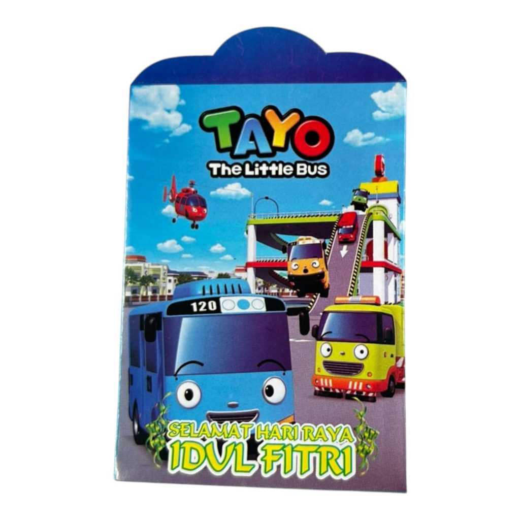 

Amplop Lebaran TAYO The Little Bus Idul Fitri