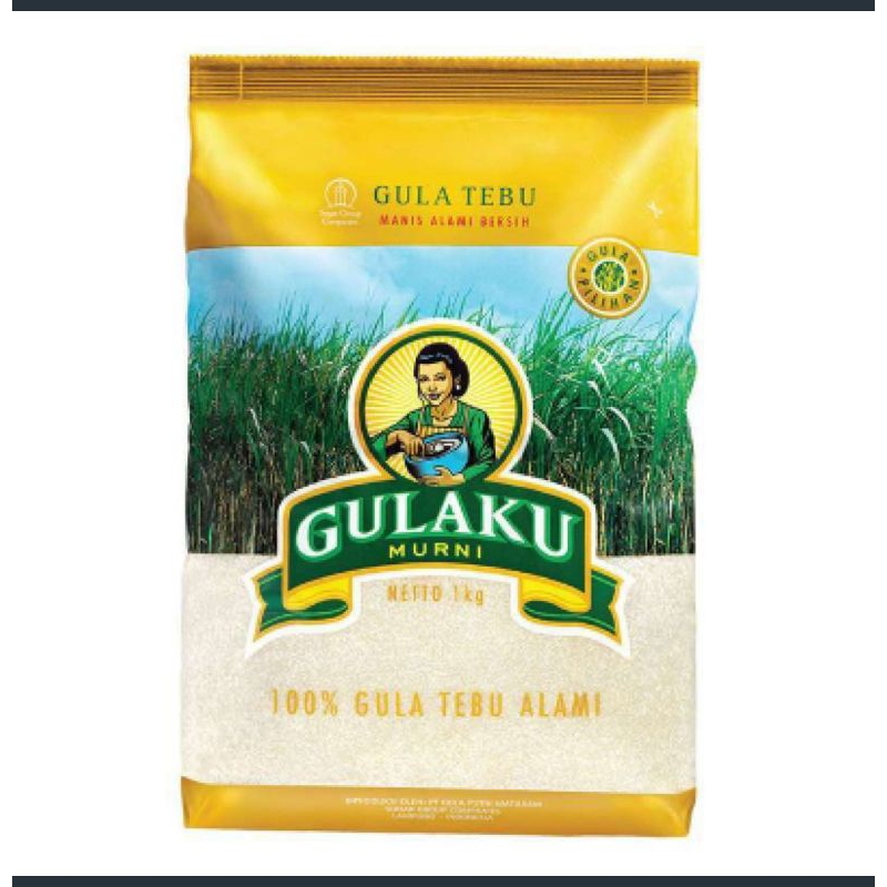 

FREE PACKING- GULAKU Gula Pasir Tebu Murni 1kg