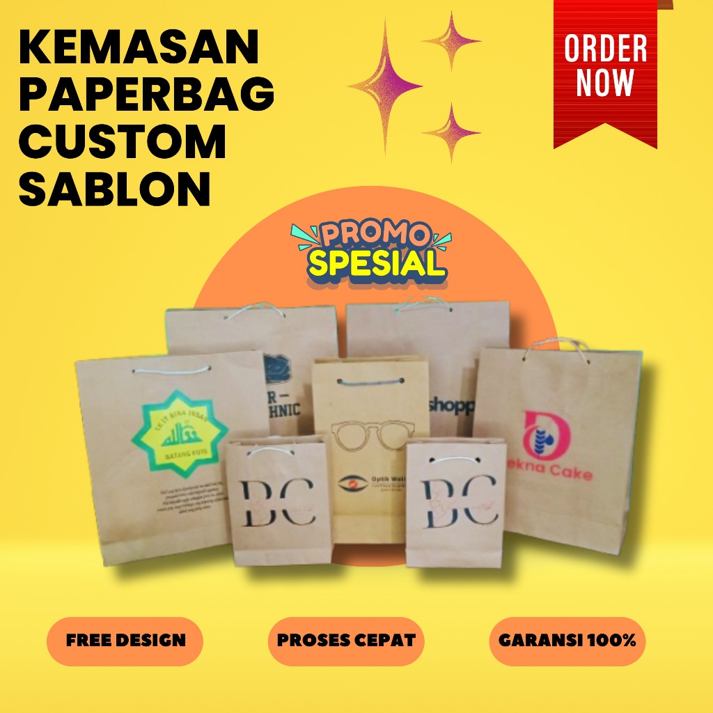 

(ECER) PAPER BAG CUSTOM WARNA / PAPER BAG KADO / PAPERBAG PERNIKAHAN