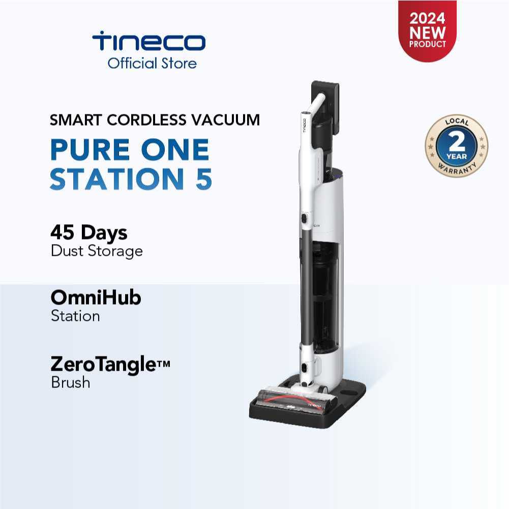 Tineco Pure One Station 5 Cordless Smart Vacuum Stick Handheld Vacuum