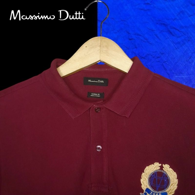 MASSIMO DUTTI kaos kerah pria,atasan pria berkerah