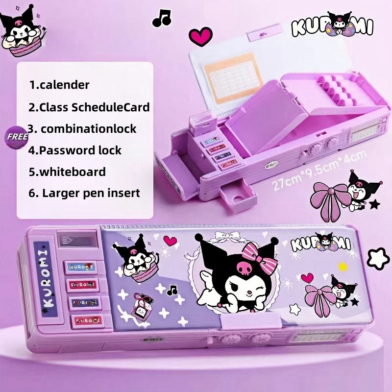 

【COD】Gaya Baru Cinnamoroll Kotak Alat Tulis Multifungsi Kunci Kode Perempuan Pensil Sanrio Dua Sisi Bernilai Tinggi Kapasitas Besar