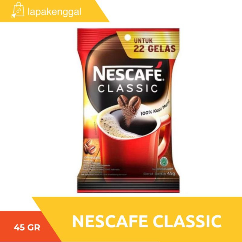 

Nescafe Classic Bag 45gr