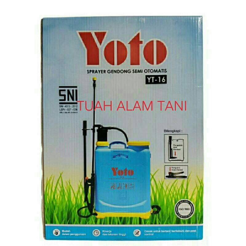 Sprayer manual YOTO-16L