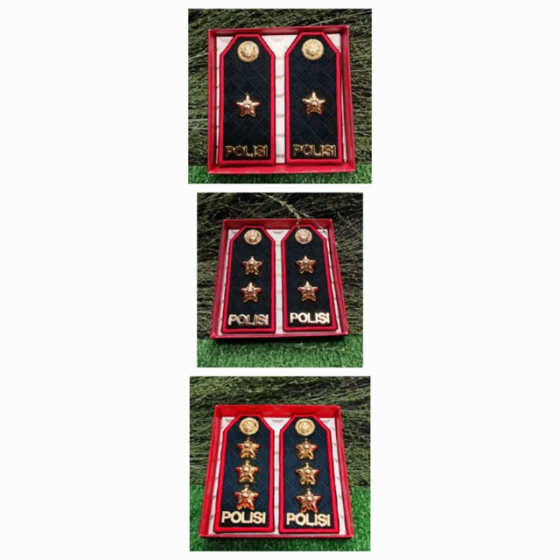 Pangkat PDU Perwira Polri Kompol Akbp Kombes Model Lis Merah