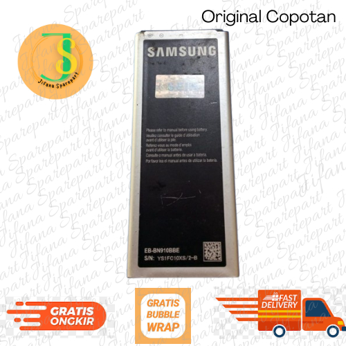 Baterai Samsung Galaxy Note 4 EB-BN910BBE 3220 mAh Original Copotan