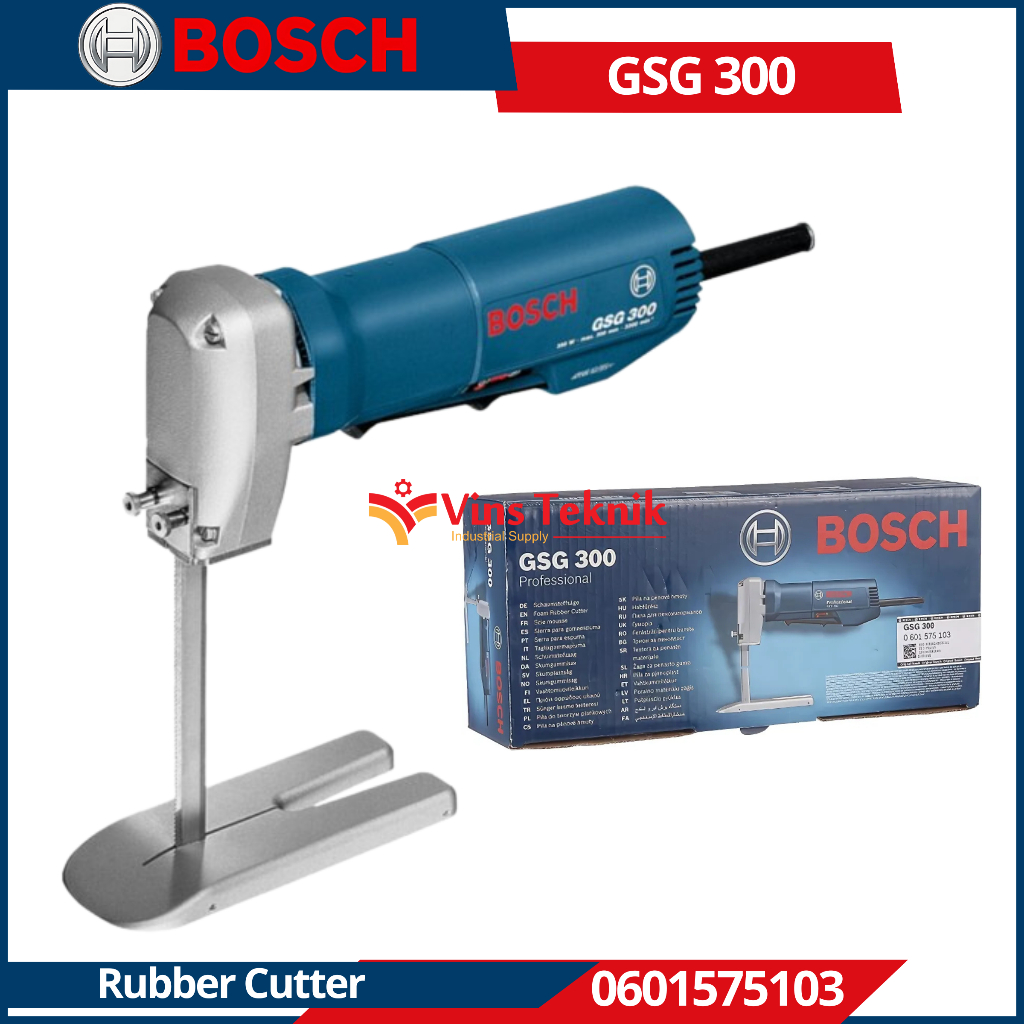 Gunting plastik Karet DLL Foam Rubber Cutter GSG300 BOSCH GSG 300