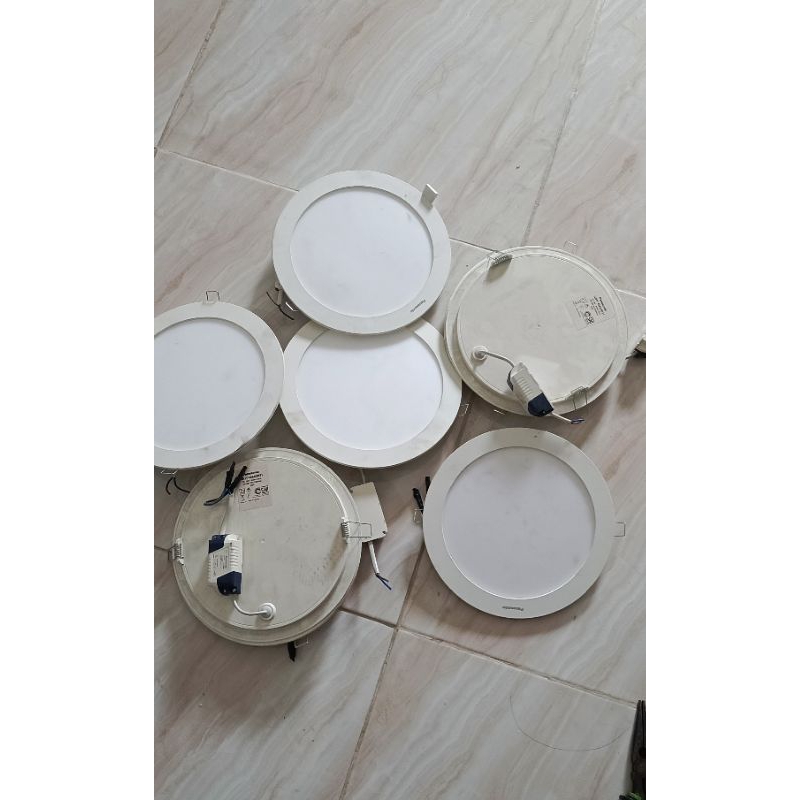 LAMPU DOWNLIGHT LED 18 WATT PANASONIC BULAT-PUTIH