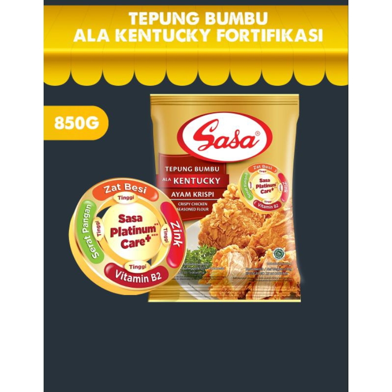 

tepung bumbu SASA kentucky 850gr