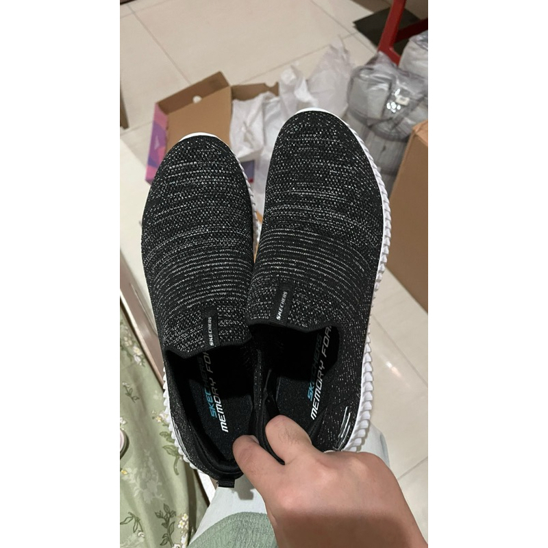 SKECHERS SLIP ON SOCIAL MUSE ORIGINAL SEPATU WANITA