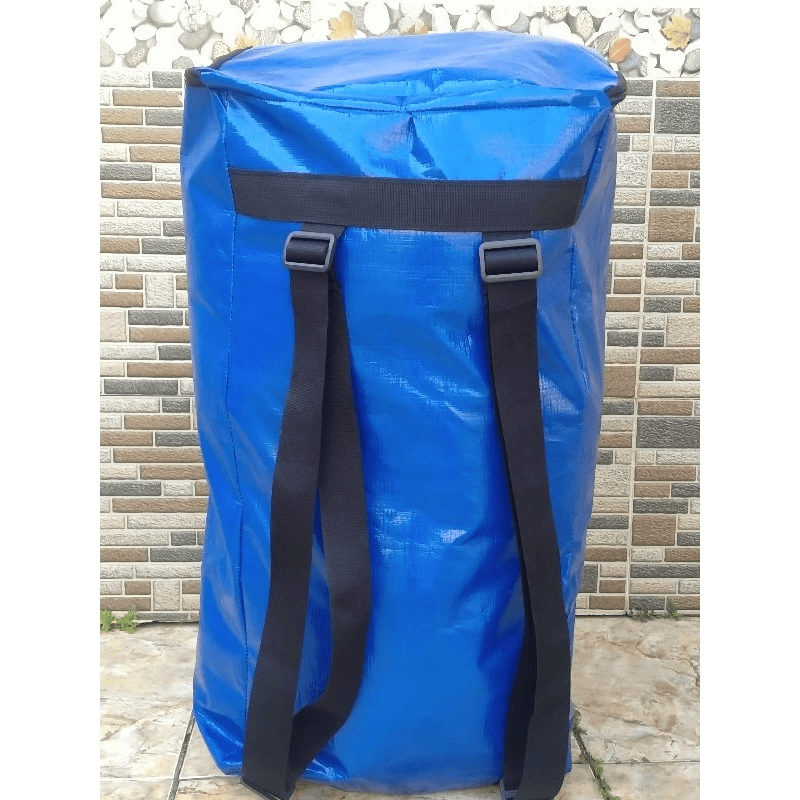 Ransel laundry terpal jumbo besar bahan terpalA12 (UKURAN 35x80 CM) tas pakaian kotor serbaguna anti
