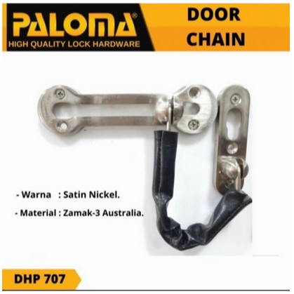 GRENDEL KUNCI PINTU PALOMA DHP 707 DOOR CHAIN RANTAI SLOT PINTU