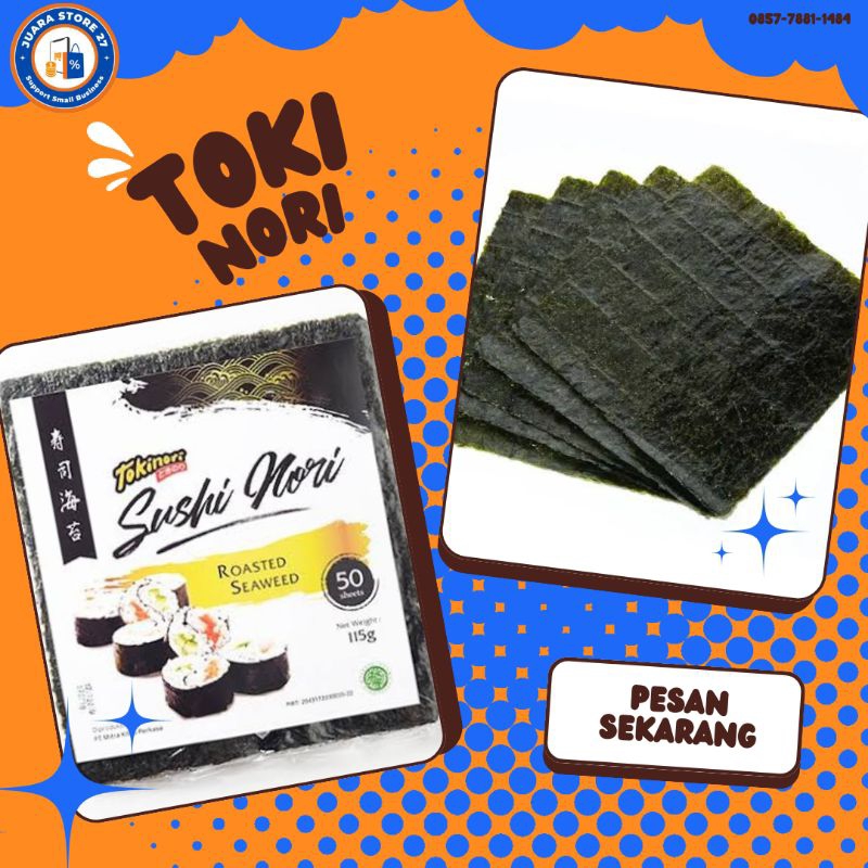

TOKINORI 50 LEMBAR SUSHI ROASTED SEAWED