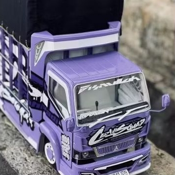 Truk Oleng Full Variasi - RC Miniatur Truk - Truk Oleng Dari Kayu Asli - Mainan Anak