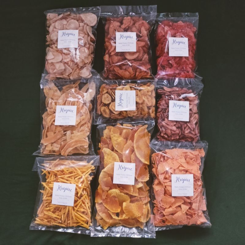 

Aneka Keripik Renyah Lezat KRIPIIC 250Gram