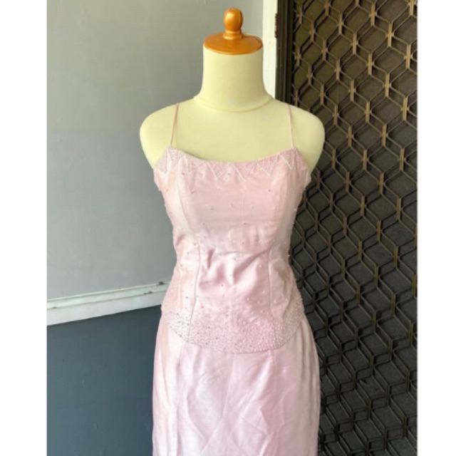 SET DRESS PINK PARTY DRESS