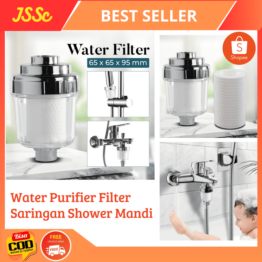 Water Purifier Filter Saringan Shower Mandi JN X5 Saringan Air Kram