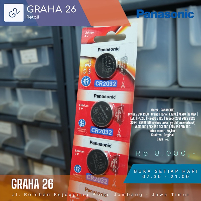 Baterai remot motor PCX 150 160 VARIO 150 160 Batre remot keyless ADV 150 160 Original