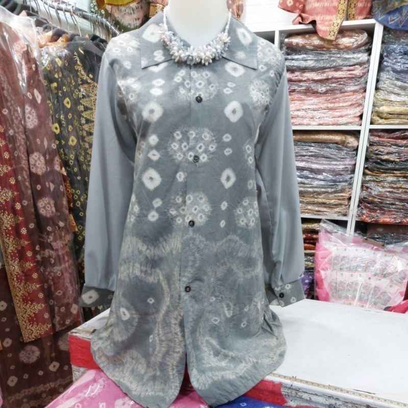BLUS JUMPUTAN ATASAN WANITA BATIK KERJA JUMPUTAN PALEMBANG | COMBI