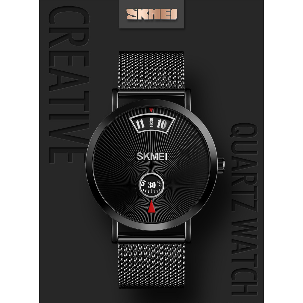 SKMEI 1489 Original Jam Tangan Pria Analog Stainless Steel Tahan Air