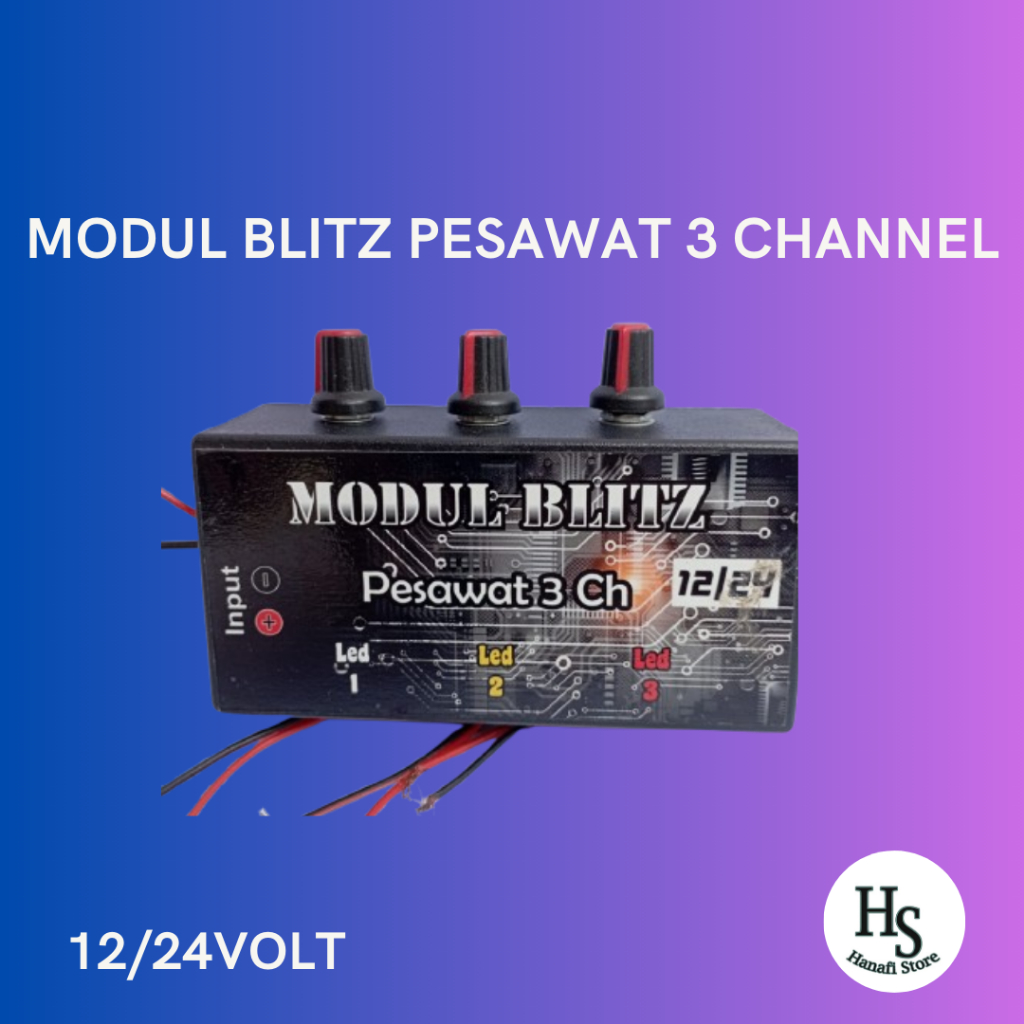 MODUL BLITZ PESAWAT 3 CHANNEL