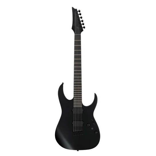 I01-RGRTB621-BKF Ibanez Iron label RGRTB621-BKF Electric Guitar, Black Flat