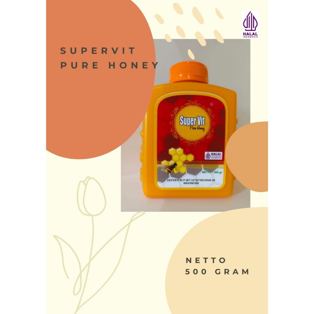 

Madu Supervit Pure Honey 500 Gram