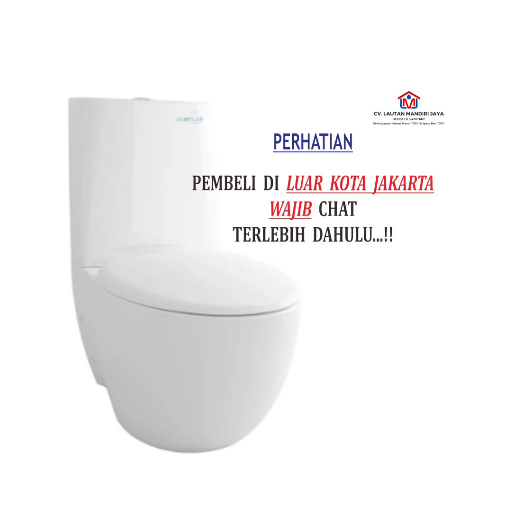 CARGO JNE  Kloset Duduk TOTO CW811NPJ / SW811NJP (s-trap)