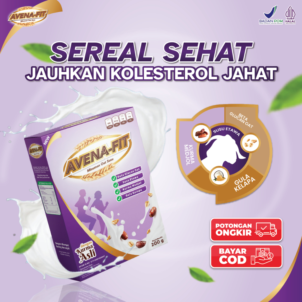 

Avenafit Sereal Sarapan Sehat Jauhkan Kolesterol Jahat dan Sehatkan Pencernaan