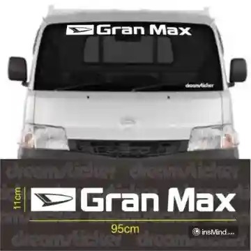 stiker cutting variasi kaca depan stiker mobil Daihatsu grand max