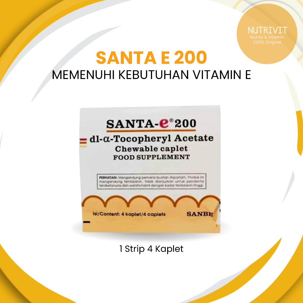 SANTA E TABLET 200 IU