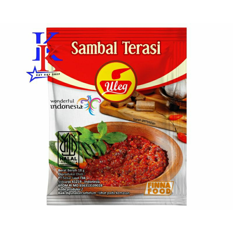 

Finna Sambal Uleg Terasi 18gr (1 renceng x 10 pcs) / (1 dus isi 10 renceng)