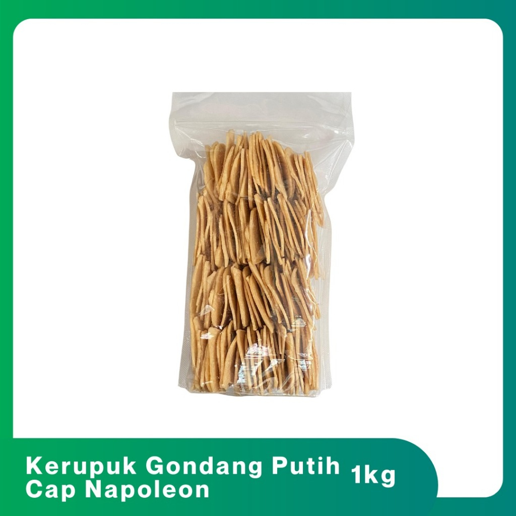 

Kerupuk gondang putih / Kerupuk gondang /Kerupuk gondang putih cap napoleon 1kg