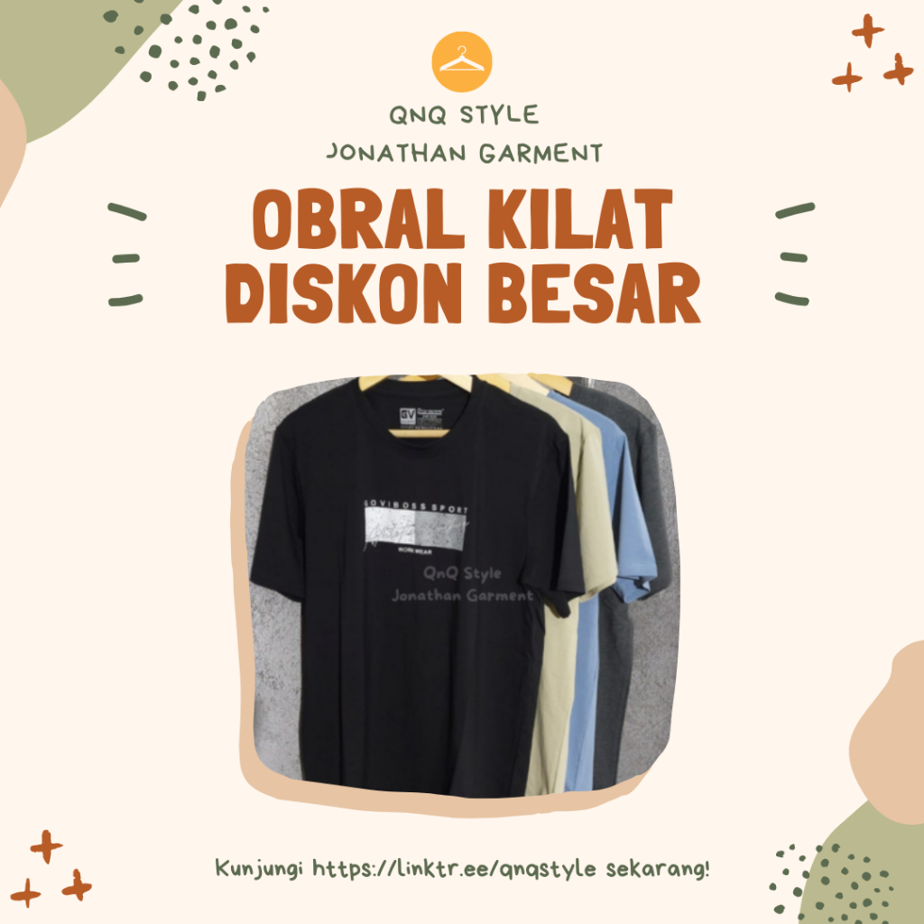 T-shirt Goviboss / Kaos Goviboss / Kaos Oblong "Athletic Culture" Ukuran M - L - XL - XXL
