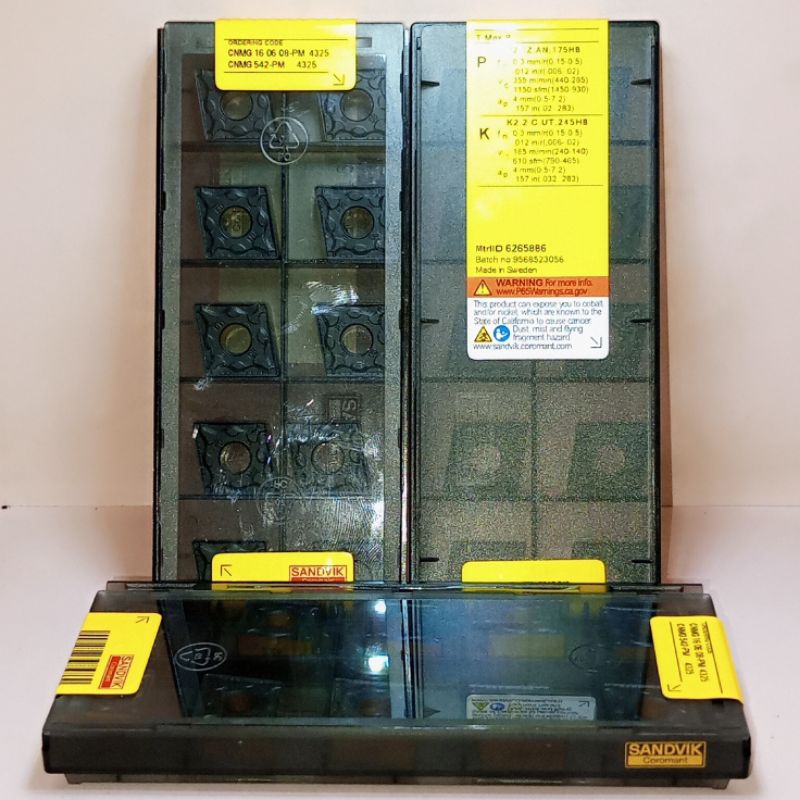 Insert CNMG160608 -PM 4325 SANDVIK Pahat bubut CNMG16 04 08 Mata pisau bubut CNMG16 baru