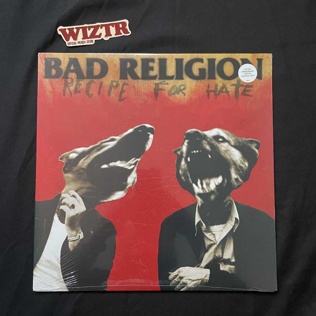 Vinyl Band Official BAD RELIGION - RECIPE FOR HATE COLORED  LIMITED EDITION Original