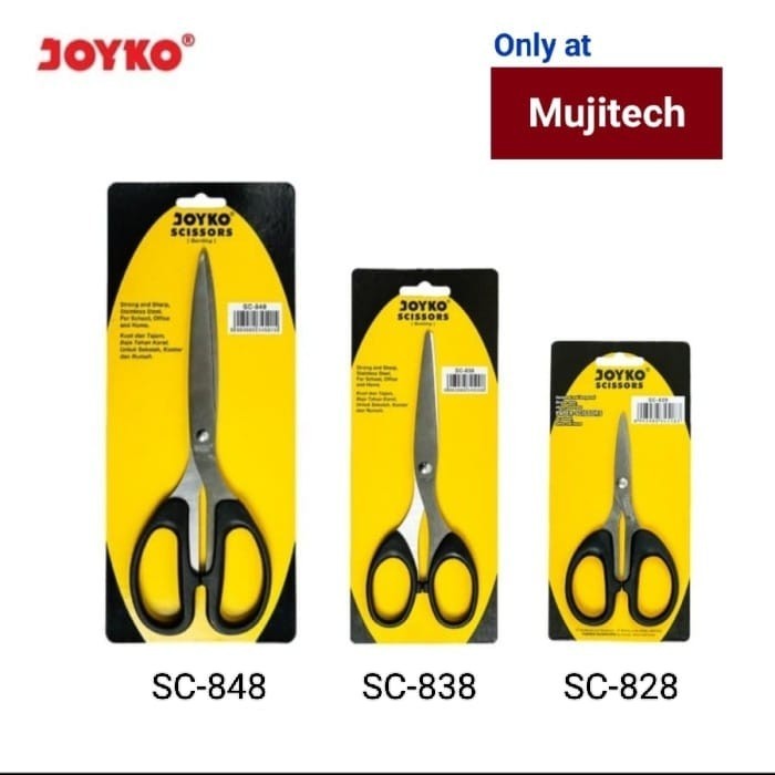 

GUNTING KERTAS JOYKO KECIL TANGGUNG BESAR SCISSOR 828 838 848