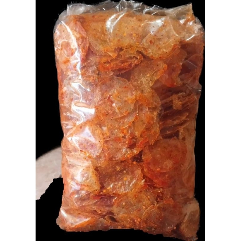 

1 kg kripik kaca pedas aroma daun jeruk kripca