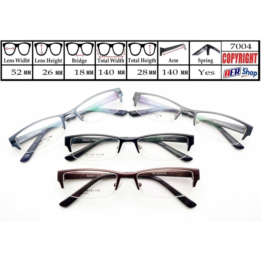 kacamata minus sport frame kacamata half frame kacamata full frame